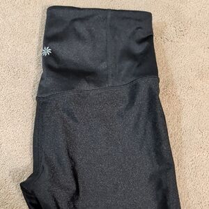 Athleta Black Shimmer Leggings Size Small
